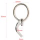 Mini Stainless Steel Bottle Opener Multifunctional EDC Gadget with Key Ring