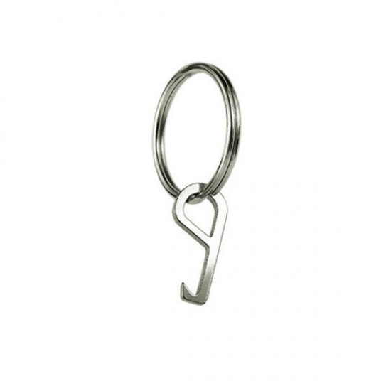 Mini Stainless Steel Hook Bottle Opener EDC Gadget with Key Ring Mini Stainless Steel Hook Bottle Opener EDC Gadget with Key Ring