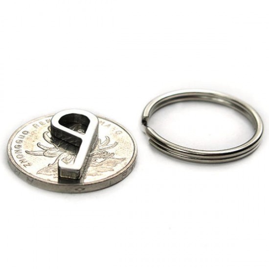 Mini Stainless Steel Hook Bottle Opener EDC Gadget with Key Ring Mini Stainless Steel Hook Bottle Opener EDC Gadget with Key Ring