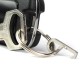 Mini Stainless Steel Hook Bottle Opener EDC Gadget with Key Ring