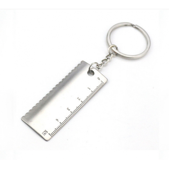 Mini Tool Sawtooth Ruler Tool Keychain Mini Emulation Tool Keychain