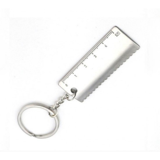 Mini Tool Sawtooth Ruler Tool Keychain Mini Emulation Tool Keychain