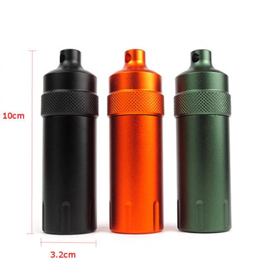 Mini Waterproof Tank Seal Bottle Case Container Holder EDC Box Mini Waterproof Tank Seal Bottle Case Container Holder EDC Box