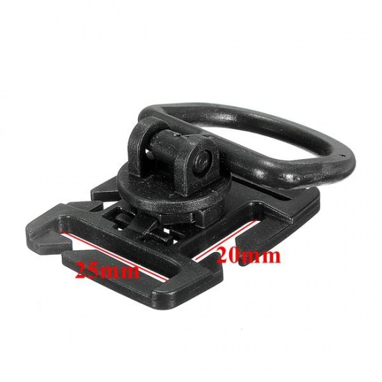 Molle Tactical 360 Degree Rotation D Ring Buckle For Vest Backpack Molle Tactical 360 Degree Rotation D Ring Buckle For Vest Backpack