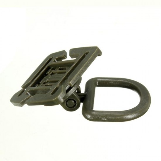 Molle Tactical 360 Degree Rotation D Ring Buckle For Vest Backpack