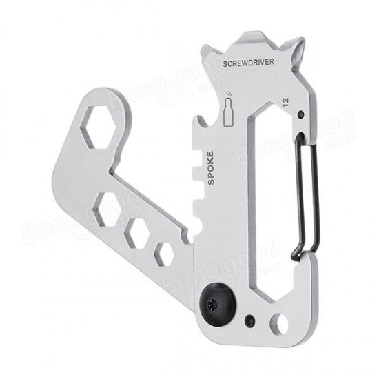 Multi-functional EDC Gadgets Carabiner Creative Key Ring Emergency Tool Opener Screwdriver Multi-functional EDC Gadgets Carabiner Creative Key Ring Emergency Tool Opener Screwdriver
