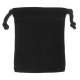 Multi-used Storage Bags Polyhedral Dices Black Velvet Jewelry Pouches for Electronic Gadgets Gaming Dice