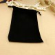 Multi-used Storage Bags Polyhedral Dices Black Velvet Jewelry Pouches for Electronic Gadgets Gaming Dice