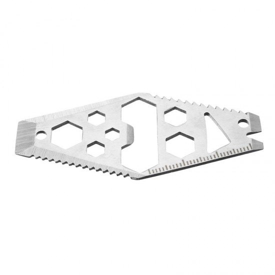 Multifunctional Bottle Opener Saw Crowbar Hex Wrench Spanner Cutter Key Ring EDC Tool Multifunctional Bottle Opener Saw Crowbar Hex Wrench Spanner Cutter Key Ring EDC Tool