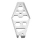 Multifunctional Bottle Opener Saw Crowbar Hex Wrench Spanner Cutter Key Ring EDC Tool Multifunctional Bottle Opener Saw Crowbar Hex Wrench Spanner Cutter Key Ring EDC Tool