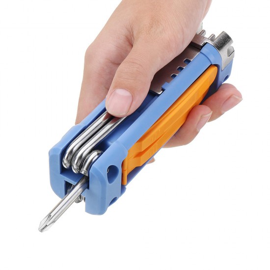 Multifunctional Combination Tool Wrench Bicycle Tire Repair Tool Portable Fix Mend Maintenance Tools