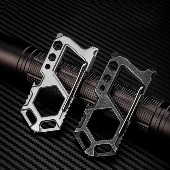 Multifunctional Quick Hanging Buckle EDC Mini Protable Bottle Opener Wrench Keychain Multifunctional Quick Hanging Buckle EDC Mini Protable Bottle Opener Wrench Keychain