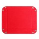 Multisided Dice Holder Polyhedral Dices PU Leather Folding Rectangle Tray for RPG Multisided Dice Holder Polyhedral Dices PU Leather Folding Rectangle Tray for RPG