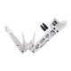 10 IN 1 Multitool Wrench Pliers Folding Knife Stainless Steel EDC Ruler with Bits For Survival
