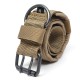 Nylon Tactical Dog Collar Military Adjustable Training Dog Collar with Metal D Ring Buckle L Size