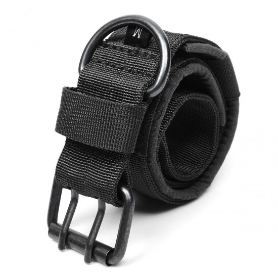 Nylon Tactical Dog Collar Military Adjustable Training Dog Collar with Metal D Ring Buckle L Size Nylon Tactical Dog Collar Military Adjustable Training Dog Collar with Metal D Ring Buckle L Size