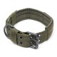 Nylon Tactical Dog Collar Military Adjustable Training Dog Collar with Metal D Ring Buckle L Size Nylon Tactical Dog Collar Military Adjustable Training Dog Collar with Metal D Ring Buckle L Size