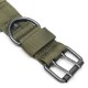 Nylon Tactical Dog Collar Military Adjustable Training Dog Collar with Metal D Ring Buckle L Size