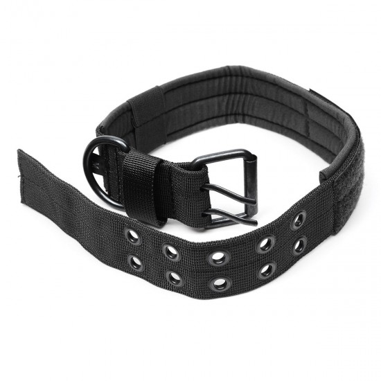 Nylon Tactical Dog Collar Military Adjustable Training Dog Collar with Metal D Ring Buckle M Size Nylon Tactical Dog Collar Military Adjustable Training Dog Collar with Metal D Ring Buckle M Size