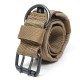 Nylon Tactical Dog Collar Military Adjustable Training Dog Collar with Metal D Ring Buckle M Size