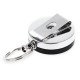 Plastic Tool Belt Retractable Key Recoil Ring Pull Chain Clip ID Card Holder Plastic Tool Belt Retractable Key Recoil Ring Pull Chain Clip ID Card Holder