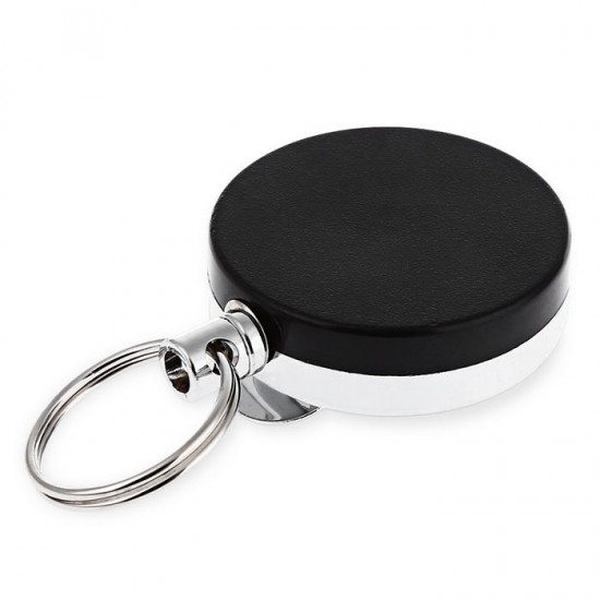 Plastic Tool Belt Retractable Key Recoil Ring Pull Chain Clip ID Card Holder Plastic Tool Belt Retractable Key Recoil Ring Pull Chain Clip ID Card Holder