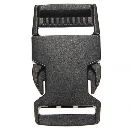 Plastic Webbing Strap Side Release Buckle Black Plastic Webbing Strap Side Release Buckle Black