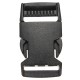 Plastic Webbing Strap Side Release Buckle Black Plastic Webbing Strap Side Release Buckle Black