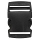 Plastic Webbing Strap Side Release Buckle Black Plastic Webbing Strap Side Release Buckle Black