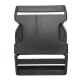 Plastic Webbing Strap Side Release Buckle Black Plastic Webbing Strap Side Release Buckle Black