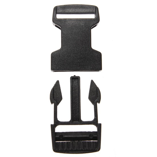 Plastic Webbing Strap Side Release Buckle Black Plastic Webbing Strap Side Release Buckle Black