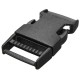 Plastic Webbing Strap Side Release Buckle Black Plastic Webbing Strap Side Release Buckle Black