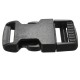 Plastic Webbing Strap Side Release Buckle Black Plastic Webbing Strap Side Release Buckle Black