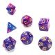 Polyhedral Dice Purple & Blue 7 Piece D & D RPG MTG Party Game Toy Set Polyhedral Dice Purple & Blue 7 Piece D & D RPG MTG Party Game Toy Set