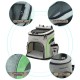 Portable Breathable Mesh Head Dog Cat Carrier Backpack Double Shoulder Bag Pet Accessories For Outdoor Travel