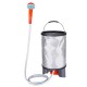 Portable Collapsible Bucket Water Shower Powered Handheld Camping Shower 2200mA Rechargeable Li-ion Portable Collapsible Bucket Water Shower Powered Handheld Camping Shower 2200mA Rechargeable Li-ion