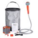 Portable Collapsible Bucket Water Shower Powered Handheld Camping Shower 2200mA Rechargeable Li-ion Portable Collapsible Bucket Water Shower Powered Handheld Camping Shower 2200mA Rechargeable Li-ion
