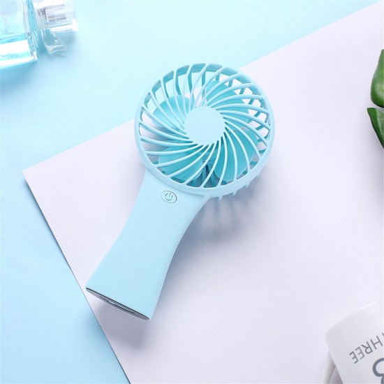 Portable Cooling Fan Mini Usb Charging Fan Mute Strong Wind Handheld Fan