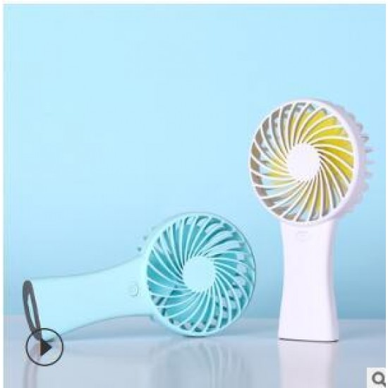 Portable Cooling Fan Mini Usb Charging Fan Mute Strong Wind Handheld Fan