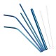 Portable Metal Straw Set 304 Stainless Steel Straws Reusable Metal Drinking Straws With Cleaning Brushes Pounch Portable Metal Straw Set 304 Stainless Steel Straws Reusable Metal Drinking Straws With Cleaning Brushes Pounch