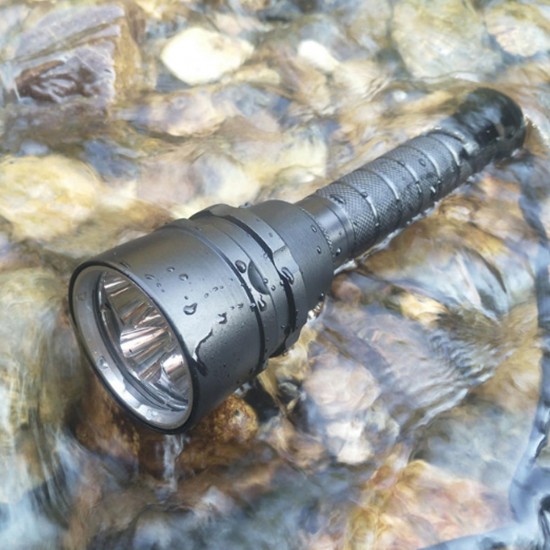 Rechargeable T6 LED Scuba Diving Flashlight Waterproof Underwater Snorkeling Torch