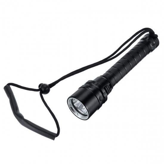 Rechargeable T6 LED Scuba Diving Flashlight Waterproof Underwater Snorkeling Torch