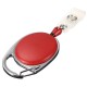 Retractable Reel Keyring Clip Retractable Carabiner Recoil Key Ring Key Chain ID Card Holder Holder