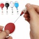 Retractable Reel Keyring Clip Retractable Carabiner Recoil Key Ring Key Chain ID Card Holder Holder Retractable Reel Keyring Clip Retractable Carabiner Recoil Key Ring Key Chain ID Card Holder Holder