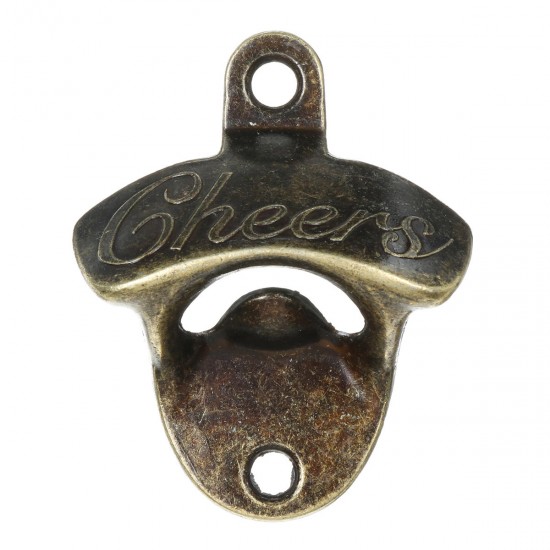 Retro Bronze Wall-mounted Bottle Opener Wall Mounted Opener Retro Bronze Wall-mounted Bottle Opener Wall Mounted Opener