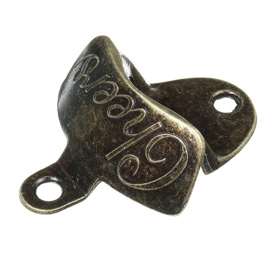 Retro Bronze Wall-mounted Bottle Opener Wall Mounted Opener Retro Bronze Wall-mounted Bottle Opener Wall Mounted Opener