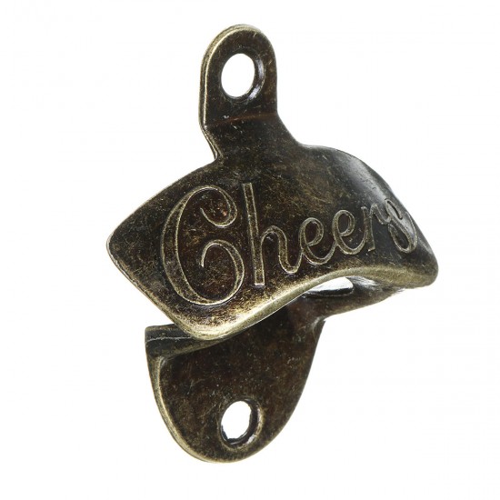 Retro Bronze Wall-mounted Bottle Opener Wall Mounted Opener Retro Bronze Wall-mounted Bottle Opener Wall Mounted Opener