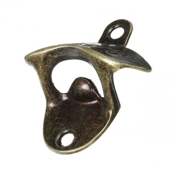 Retro Bronze Wall-mounted Bottle Opener Wall Mounted Opener Retro Bronze Wall-mounted Bottle Opener Wall Mounted Opener