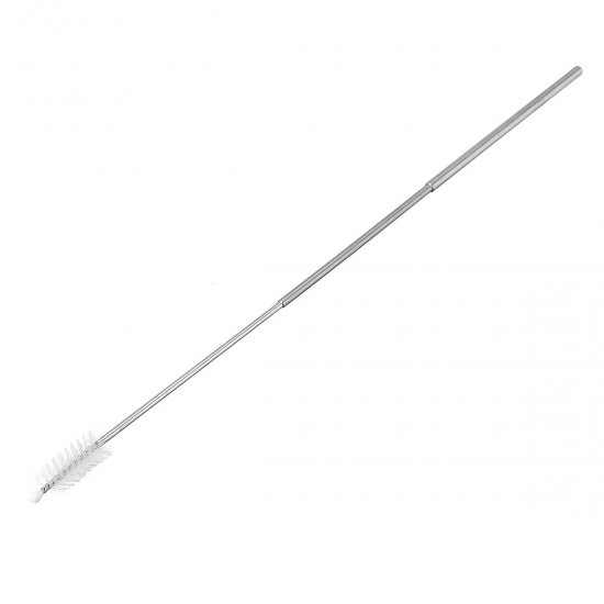 Reusable Collapsible Straw with Case & Brush Retractable Stainless Steel Metal Drinking Straws Reusable Collapsible Straw with Case & Brush Retractable Stainless Steel Metal Drinking Straws