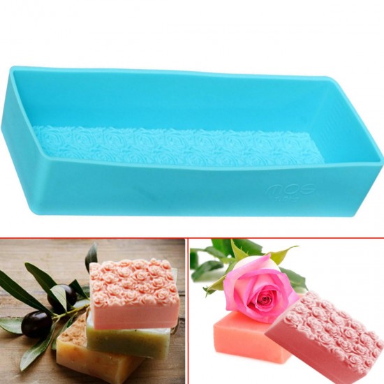 Rose Toast Silicone Soap Mold Loaf Cake Baking Bread Tools DIY Chocolate Mould